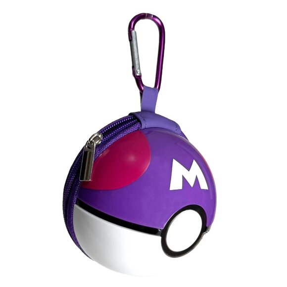 Pokemon 3D Master Ball 3D Carabiner Zip Pouch - Picture 2 of 5